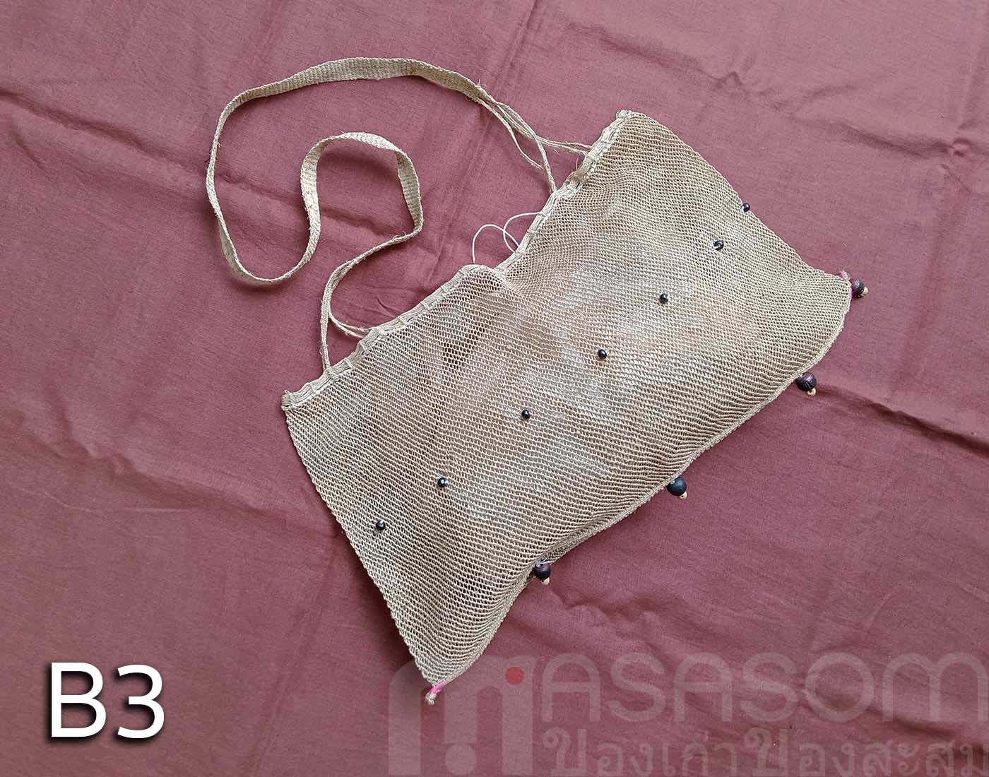 กระเป๋าถักเชือกใยกัญชง