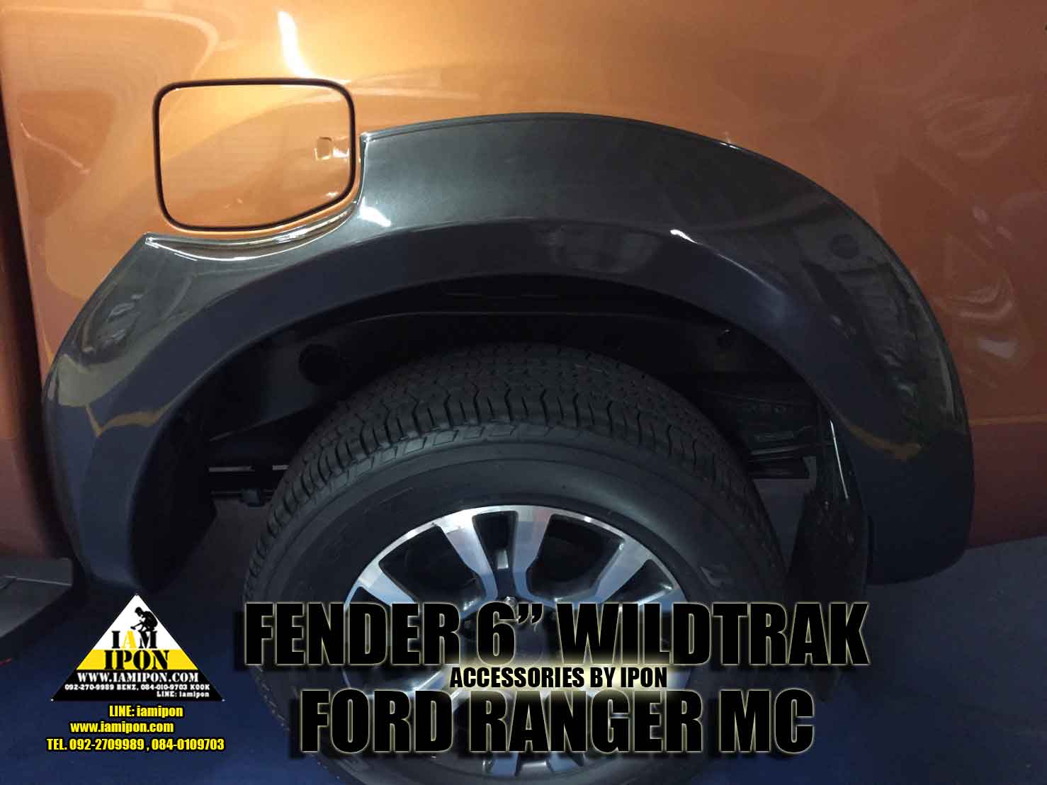 FENDER 6 " FORD RANGER MC WILDTRAK คิ้วล้อ 6 " ไวล์ดแทรกฟอร์ดเรนเจอร์ MC