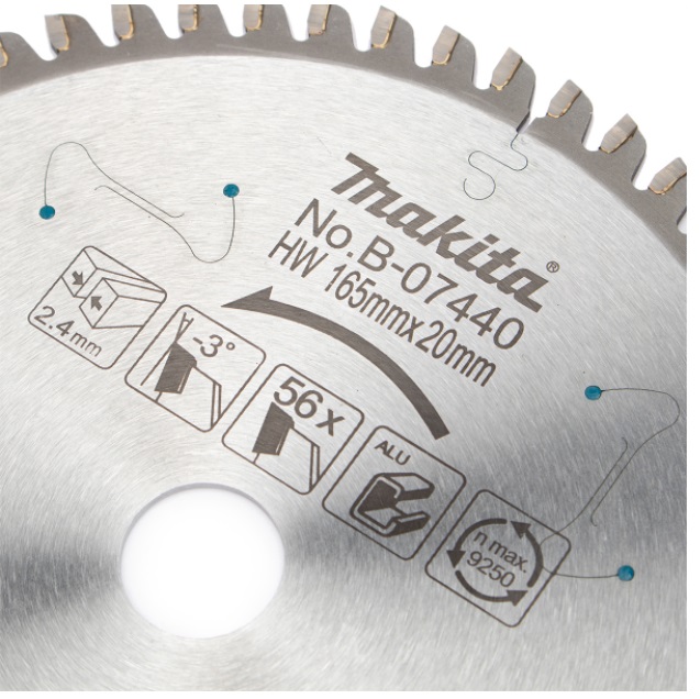 ใบเลื่อย6"x56T (อลูมิเนียม) สำหรับเครื่อง SP6000 MAKITA