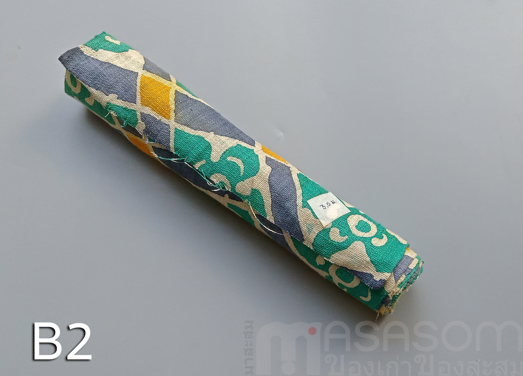 ผ้าใยกัญชงทอมือลายบาติค