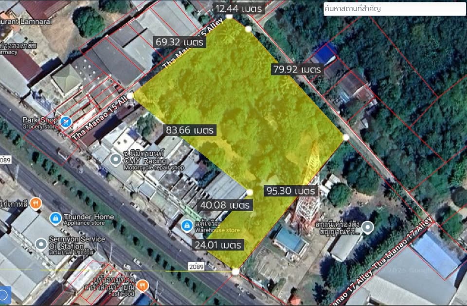 🚩H1273 ขายที่ดินทำเลดี ย่านธุรกิจ 4 -1 -68 ไร่ ติดถนนท่ามะนาว ใกล้ที่ว่าการอำเภอชัยบาดาล จังหวัดลพบุรี