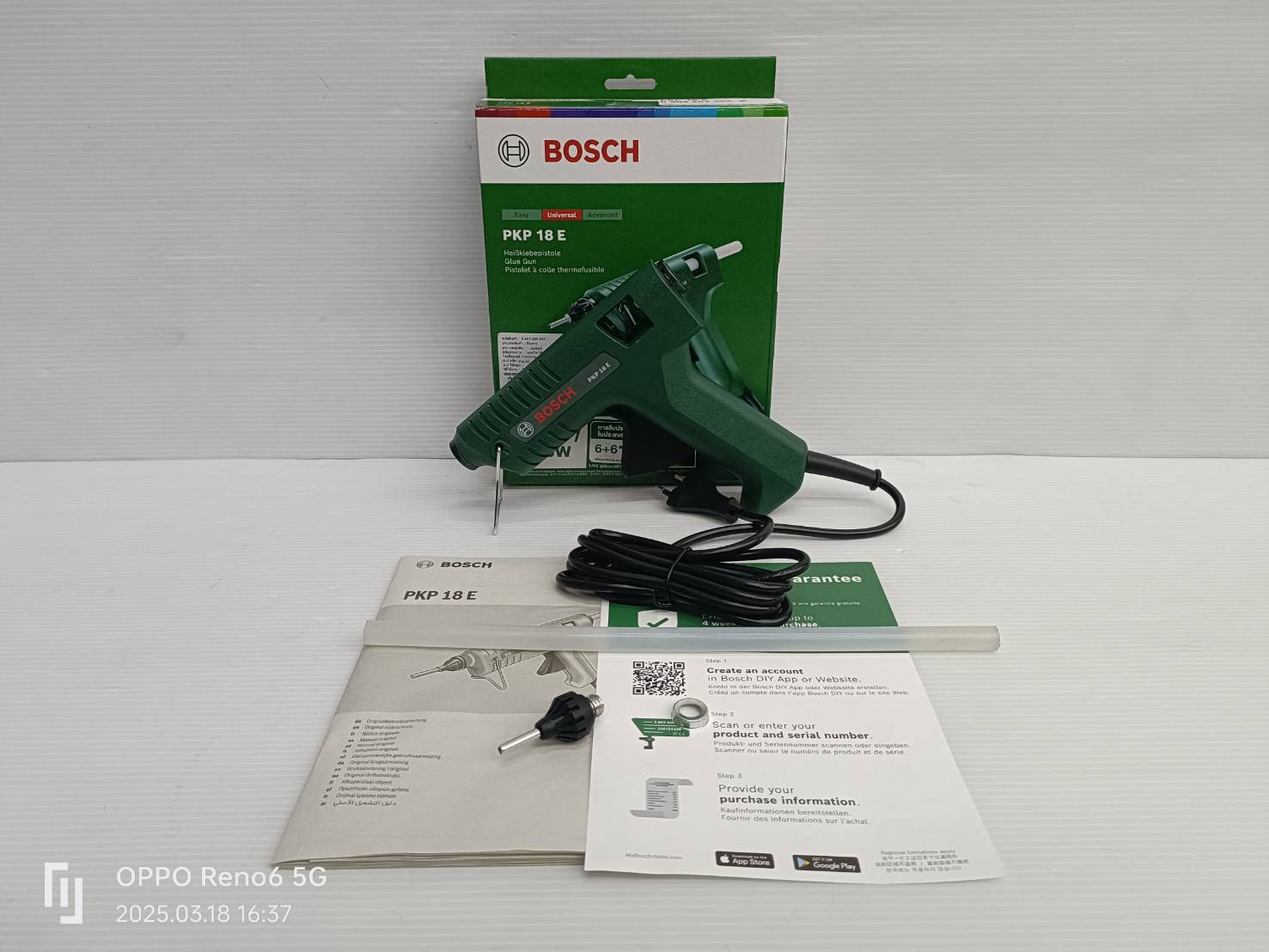 ปืนยิงกาวไฟฟ้า PKP18E BOSCH GLUE GUN 0603264503