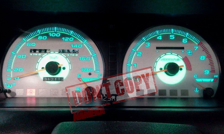 เรือนไมล์ขาว G-Shock Mitsubishi Galant VR-4 89-93