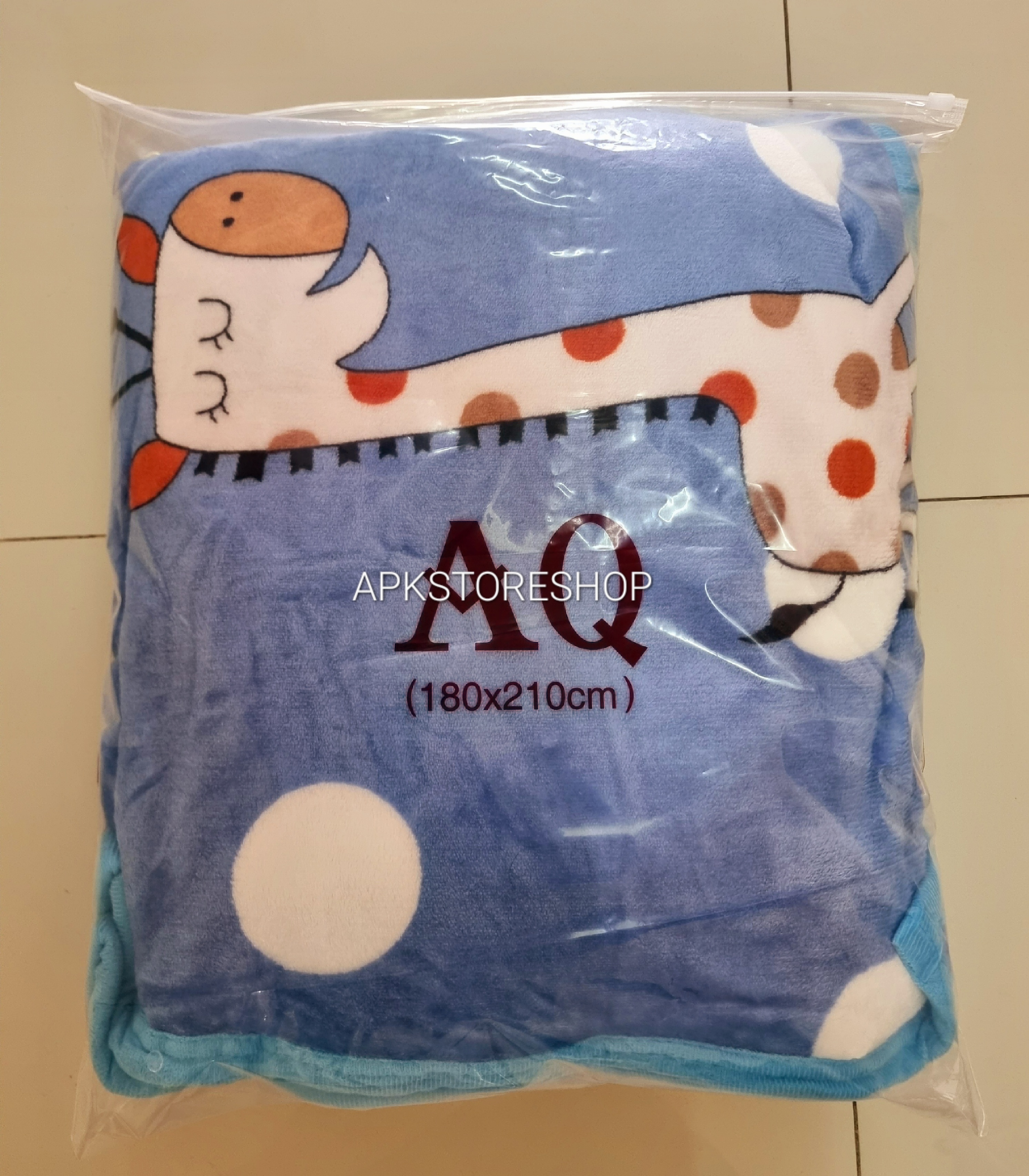 ขายส่ง ผ้าห่มนาโน แบบหนา #APK138-ลายการ์ตูน กุ๊นขอบ ส่ง 138 บาท