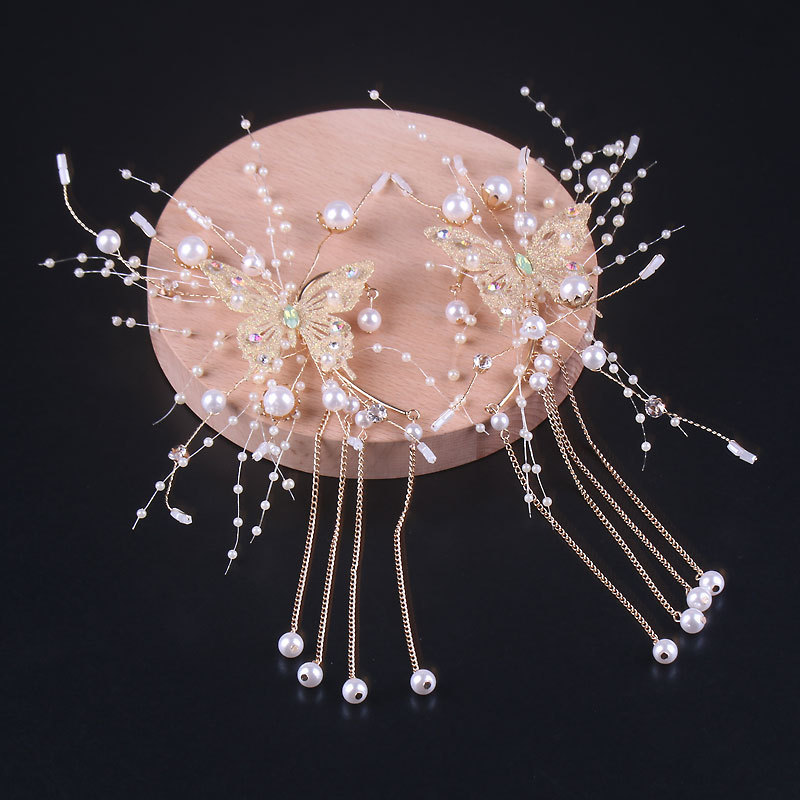 (พร้อมส่ง) Ear Cuff 005 จรหู จอนหู ผีเสื้อ ได้ทั้งคู่ เกี่ยวใบหู ใส่สวยๆ สวยงาม ทำจากโลหะสีทอง