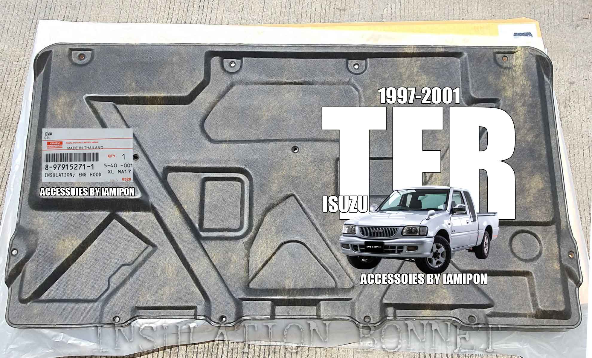 แผ่นกันความร้อนฝากระโปรง อีซุซุ TFR 1997-2001 แท้ห้าง INSULATION BONNET ISUZU TFR 1997-2001 MASTER