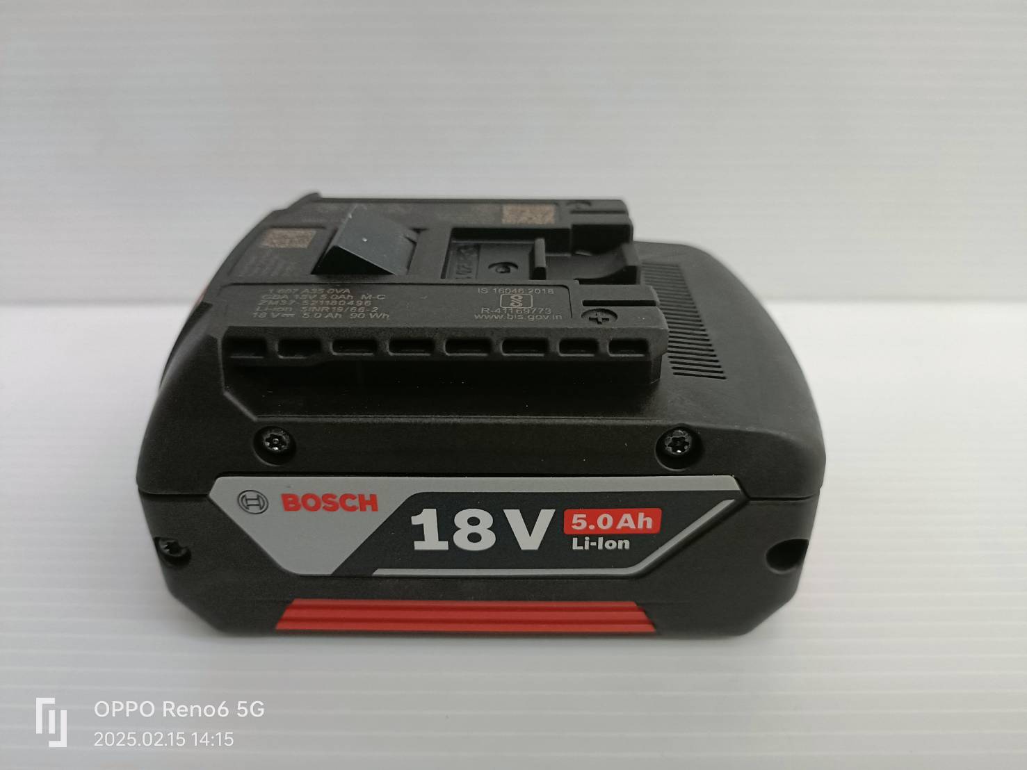 BOSCH แบตเตอรี่ 18V / 5.0Ah 1600A028TT