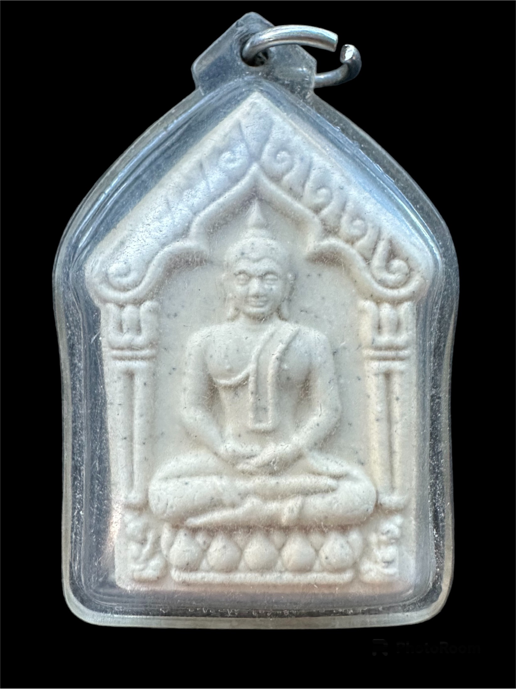 ขุนแผนพรายกุมาร หลังแผ่นยันต์จารมือ ไม่ทราบสำนัก