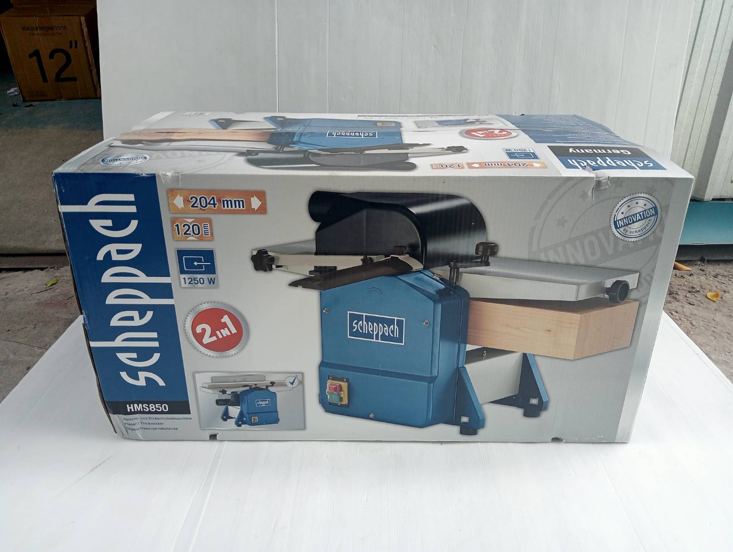 เครื่องไส-รีดไม้ 2IN1 8" HMS850 SCHEPPACH