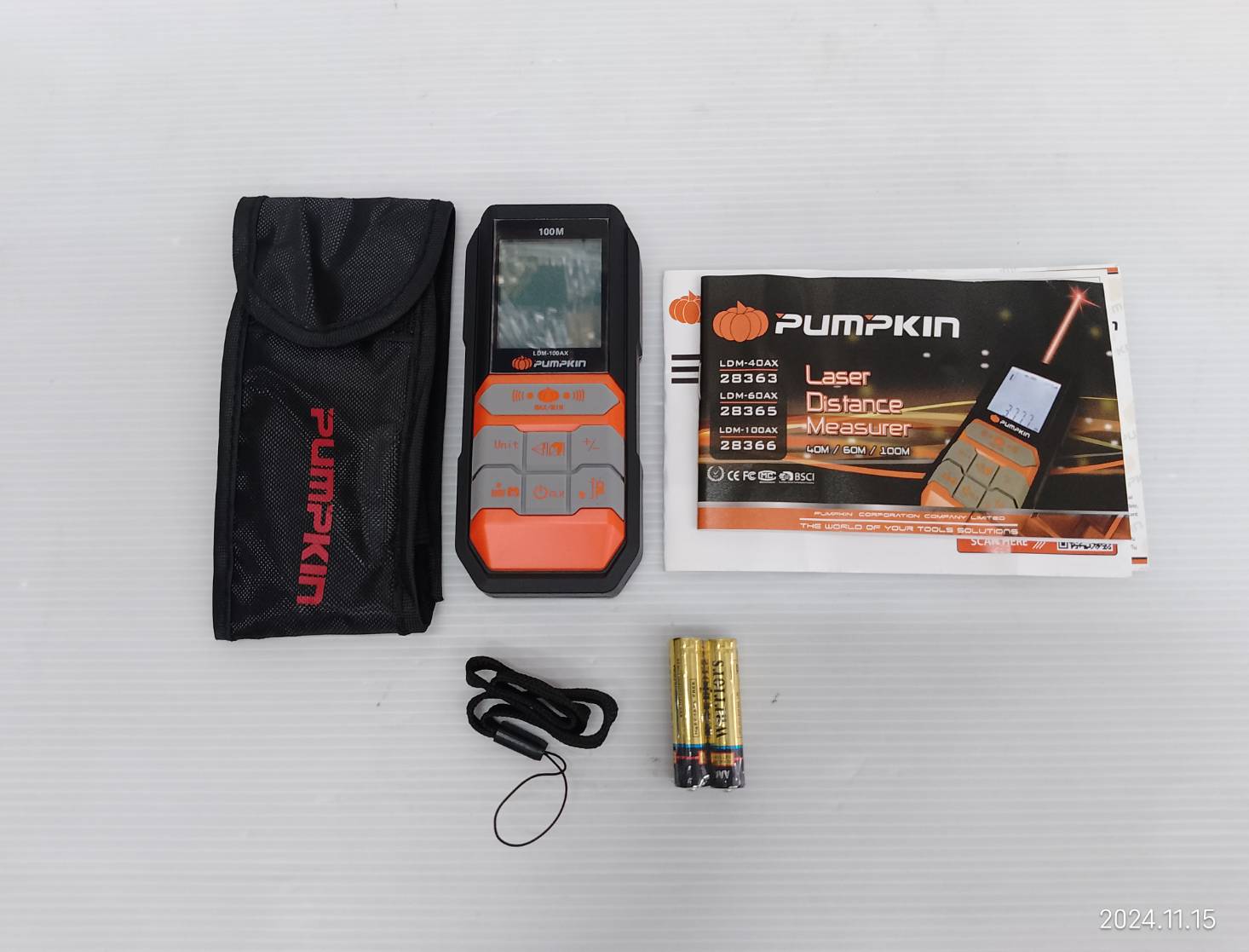 เลเซอร์วัดระยะ100เมตร LDM-100AX PUMPKIN #28366