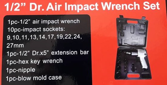 ชุดบล็อกลม1/2" NIKO-101