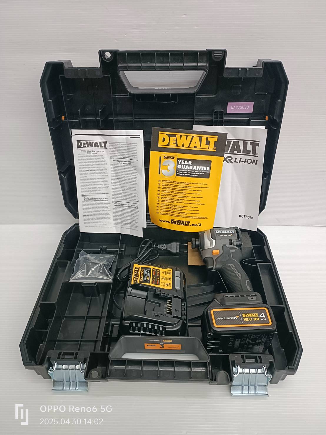 ไขควงกระแทก18V DCF85MM1T-QW DEWALT McLaren