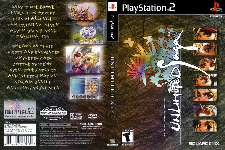 UNLIMITED SAGA [US : DVD5 1 Disc]