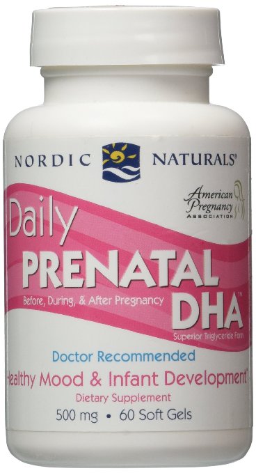 ผลิตภัณฑ์อาหารเสริม Nordic Naturals Daily Prenatal DHA™ ขนาด 60 เม็ดเจลแบบไม่มีรส