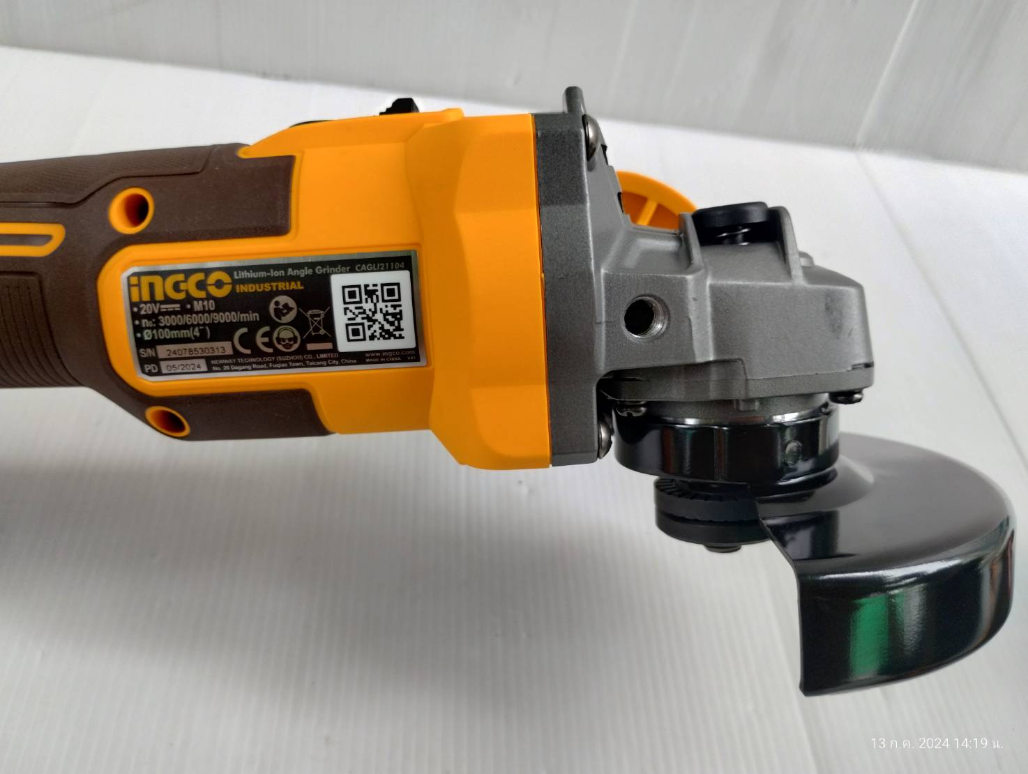 ชุดสว่านกระแทกไร้สาย+เครื่องเจียรแบตเตอรี่ 4นิ้ว รุ่น CKLI2027310 INGCO