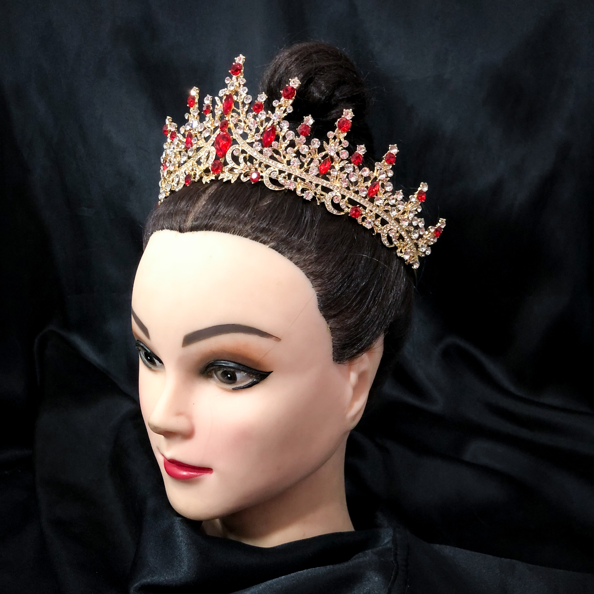 (พร้อมส่ง) เทียร่า 273 สีแดง มงกุฎนางงาม งานสวย ปราณีต QCเพชรทุกเม็ด ร้านคนไทย คุยง่าย ส่งเร็ว