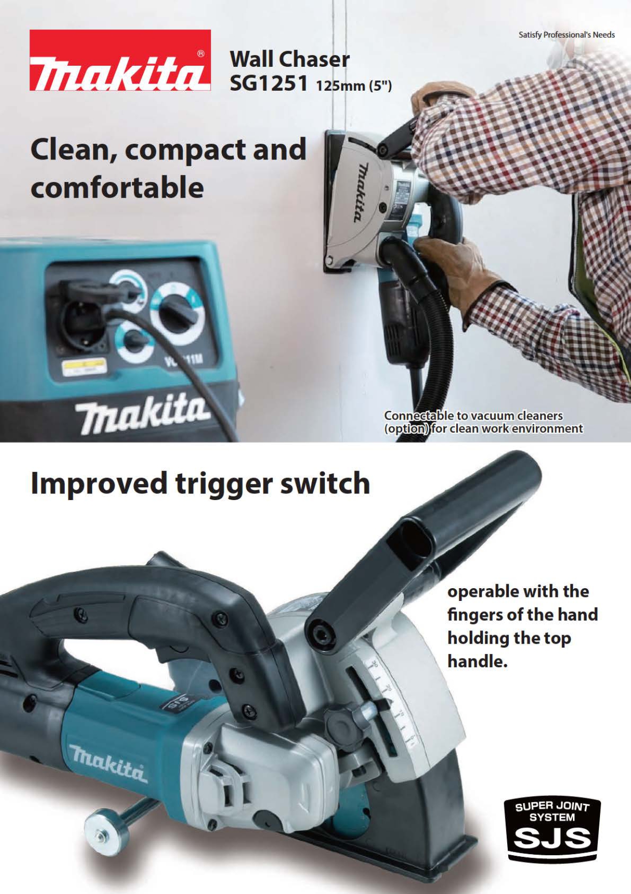 เครื่องเซาะร่องคอนกรีต5" SG1251J MAKITA