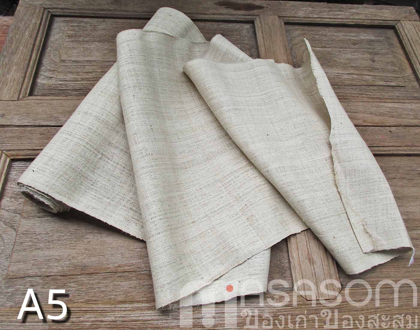 ผ้าใยกัญชงทอมือ