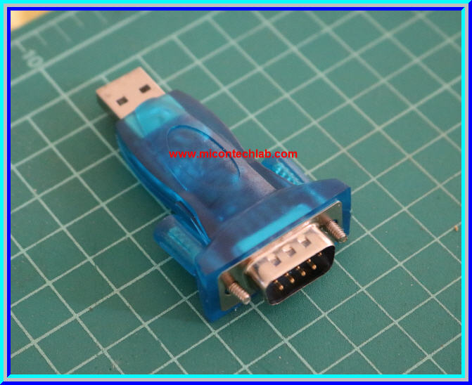1x อะแด็ปเตอร์แปลง USB 2.0 เป็น RS232 Male DB9 (USB to RS232 Adapter )