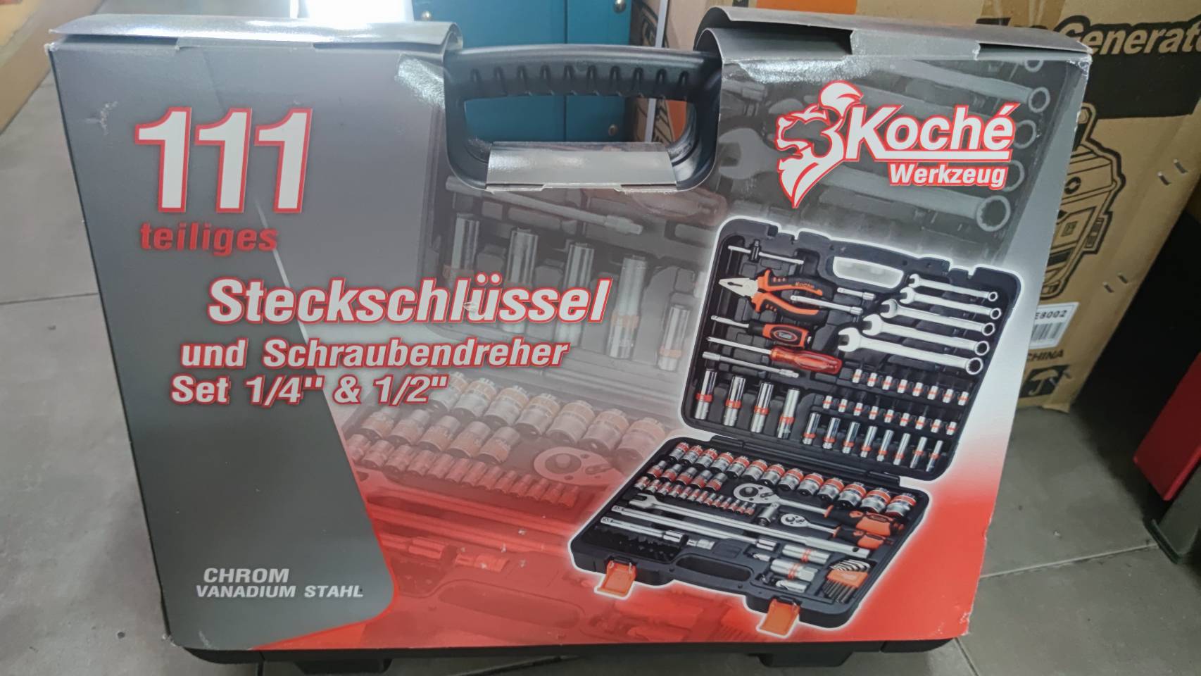 ชุดบล๊อก1/4-1/2 Koche 111ชิ้น SI-11106