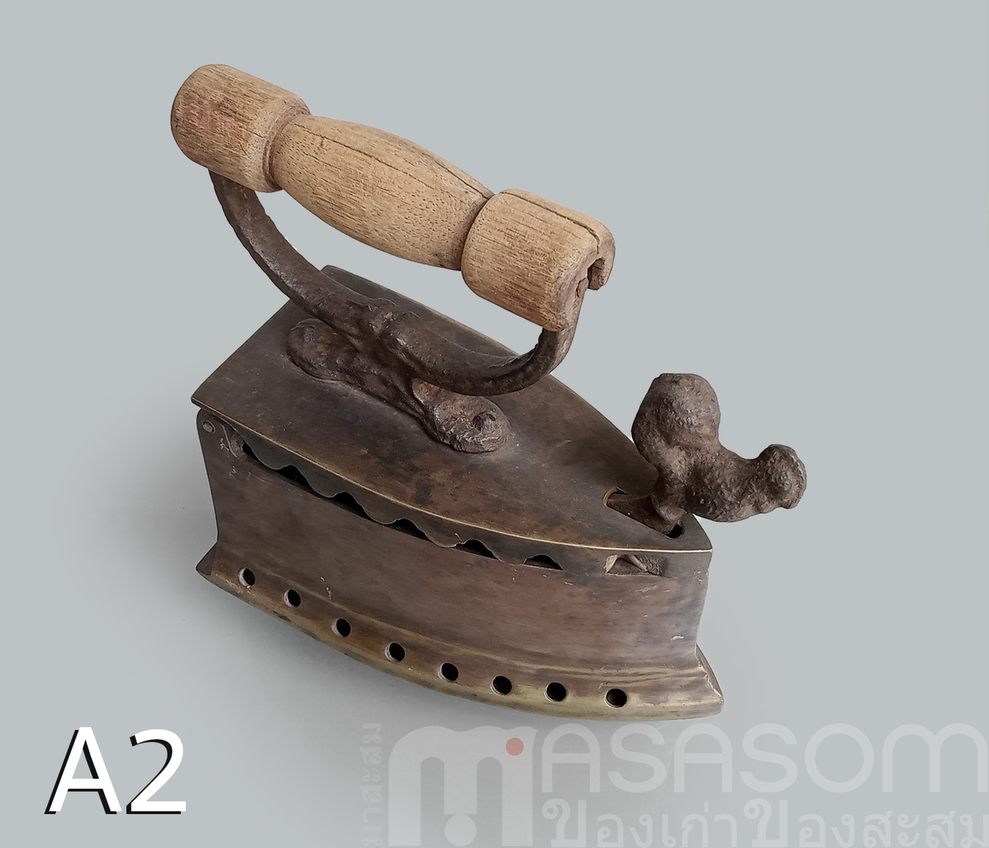 เตารีดหัวไก่ทองเหลือง