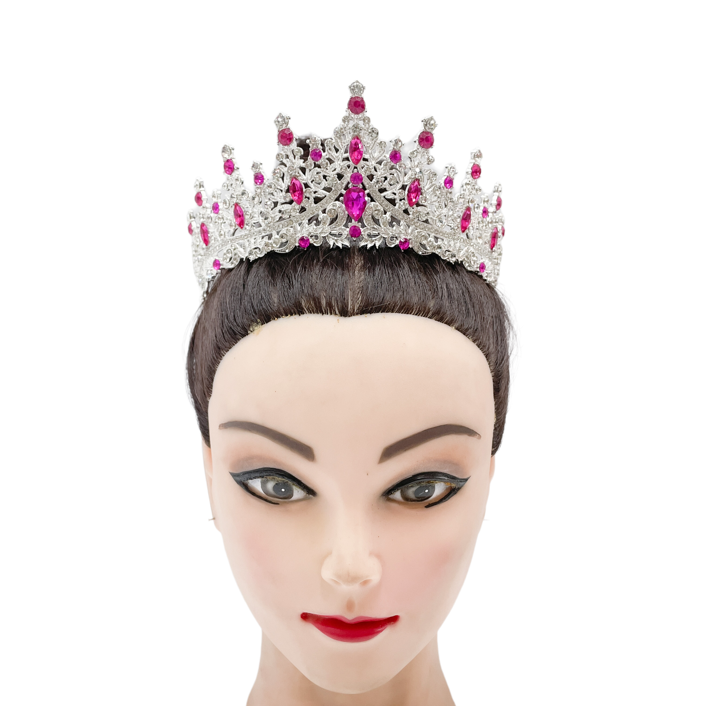 (พร้อมส่ง) เทียร่า 273 สีชมพูบานเย็น-เงิน มงกุฎนางงาม งานสวย ปราณีต QCเพชรทุกเม็ด ร้านคนไทย คุยง่าย ส่งเร็ว