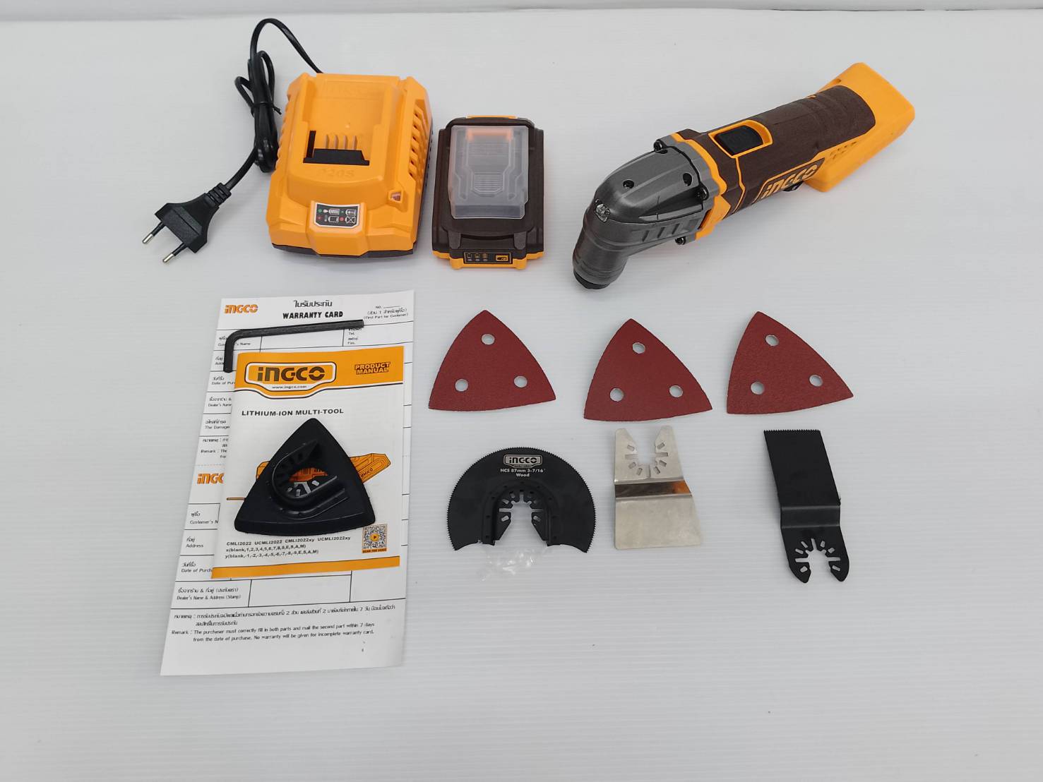 INGCO เครื่องเอนกประสงค์ไร้สาย 20V CMLI20228 (เครื่องเปล่า)