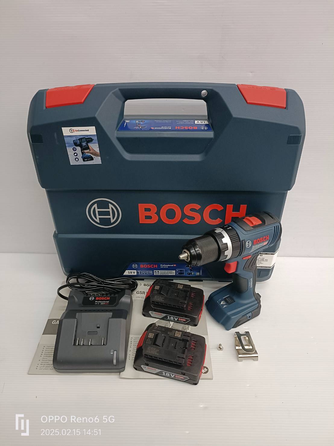 สว่านกระแทก18V GSB18V-65 BOSCH