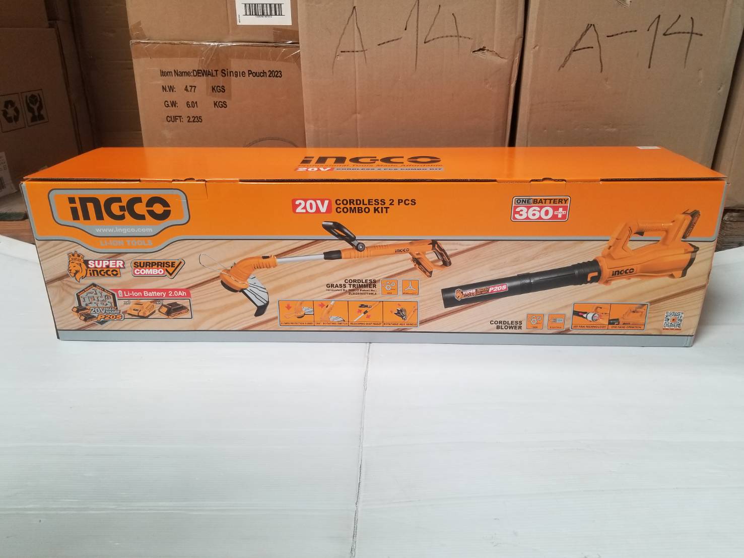 คอมโบ้เล็มหญ้า+เป่าลม COSLI240203 INGCO