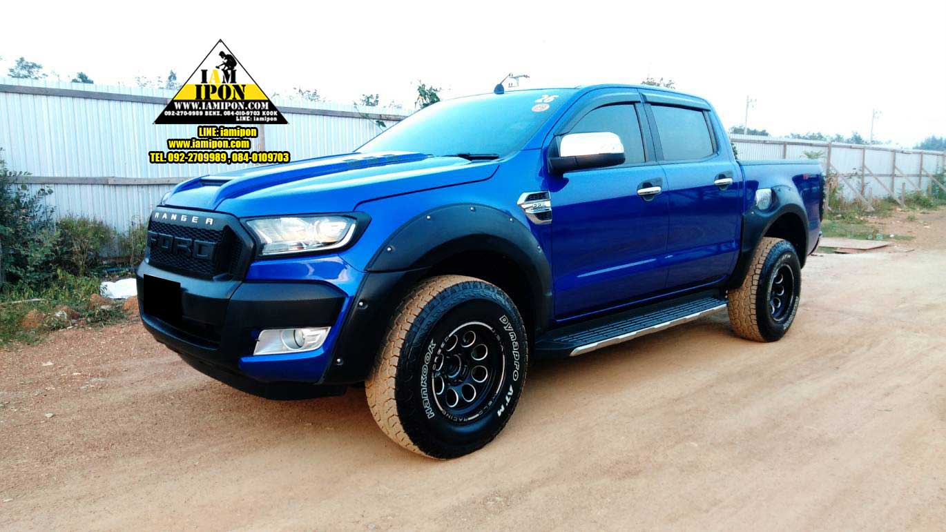 PLATE DOOR HANDLE FORD RANGER T6-MC FLATBLACK เบ้ารองมือเปิดดำด้านฟอร์ดเรนเจอร์ T6-MC