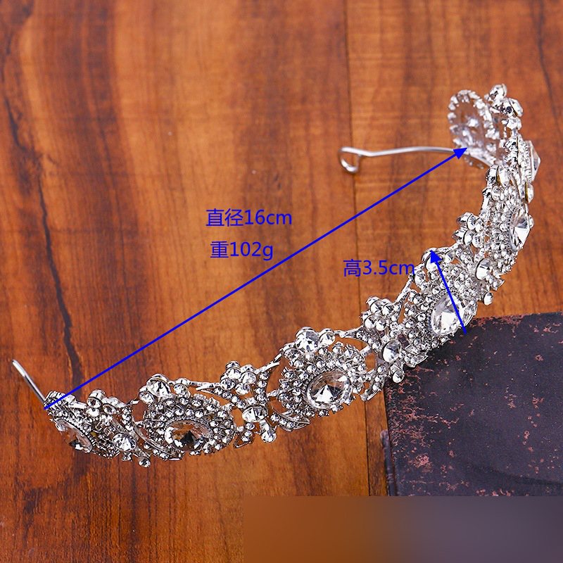 (พร้อมส่ง) เทียร่า 217 สีเงิน มงกุฎนางงาม มงกุฎเจ้าหญิง งานสวย ปราณีต QCเพชรทุกเม็ด สินค้าพร้อมส่งจากไทย