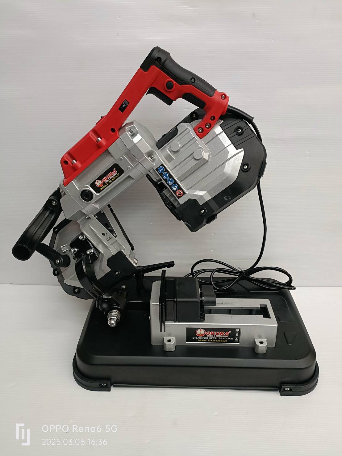 เลื่อยสายพานตัดเหล็ก รุ่น D-OK-MBS127 OKURA