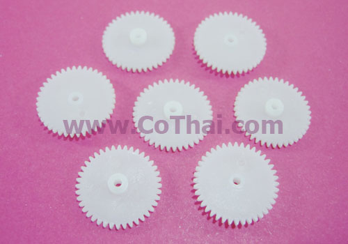 เฟือง พลาสติก สีขาว 40T2A v0.5 4(1.5)x21x1.95