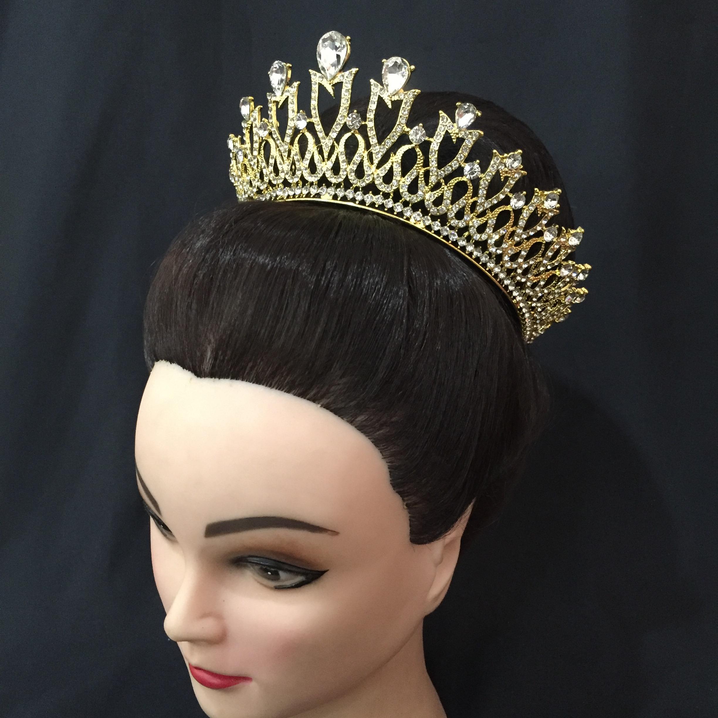 (พร้อมส่ง) เทียร่า 184 สีทอง