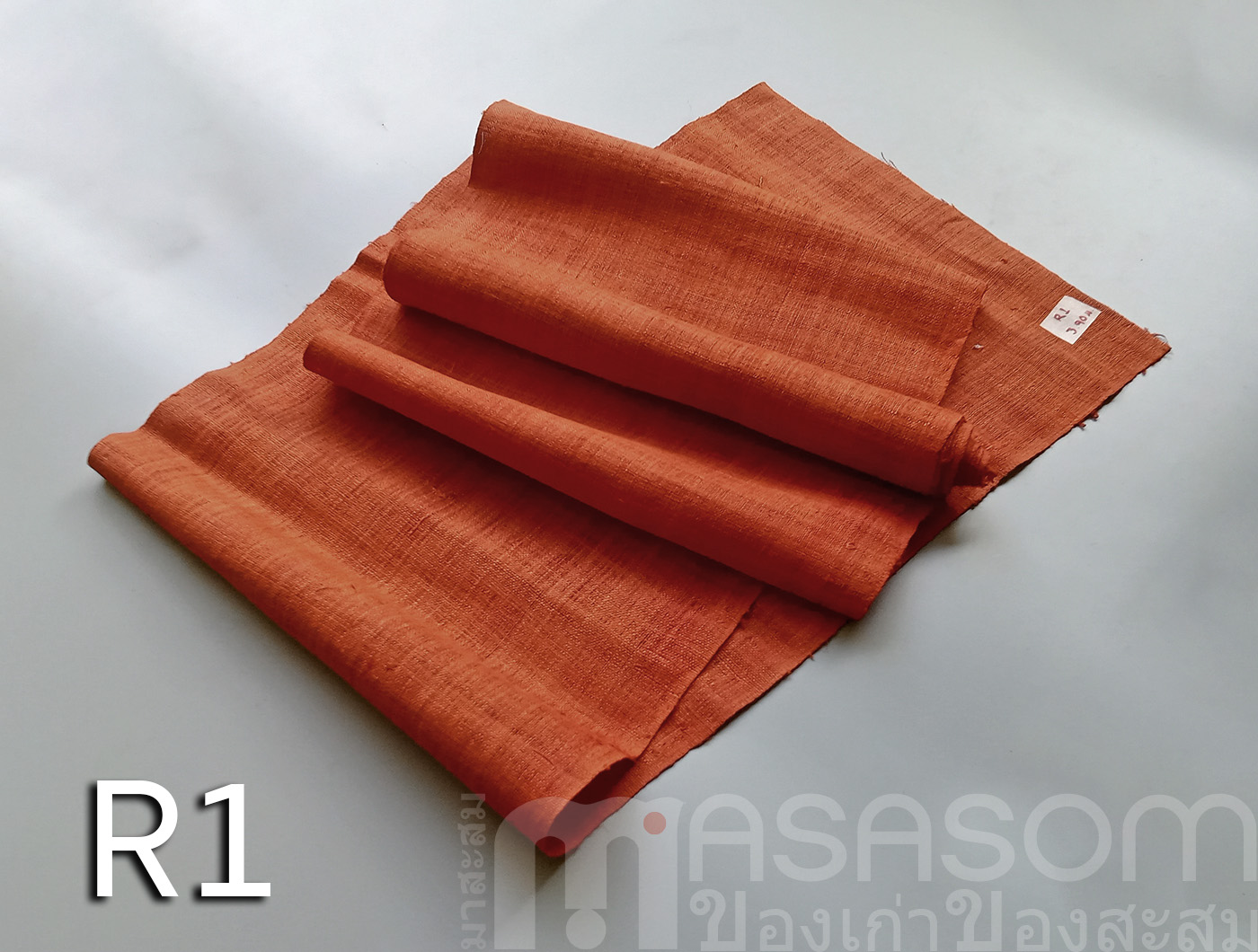 ผ้าใยกัญชงทอมือย้อมสี