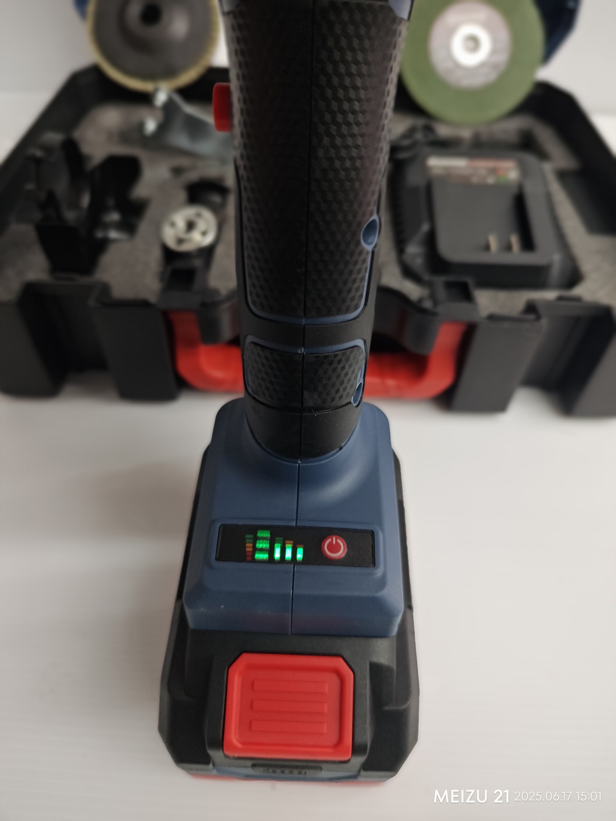 MASARU SCG-600-B1 เครื่องเจียร์ไร้สาย 4 นิ้ว Power Turbo 20V แบตรุ่นใหม่