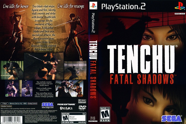 TENCHU FATAL SHADOWS [US : DVD5 1 Disc]
