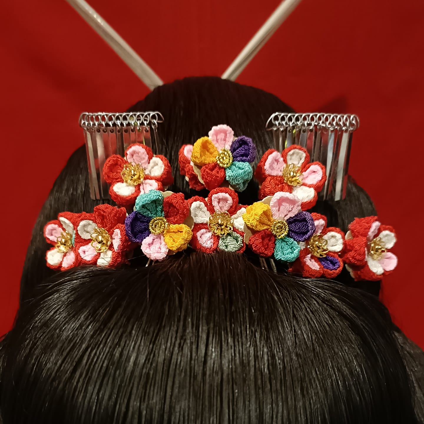 ชุดปิ่นดอกไม้ญี่ปุ่น PINVIP001