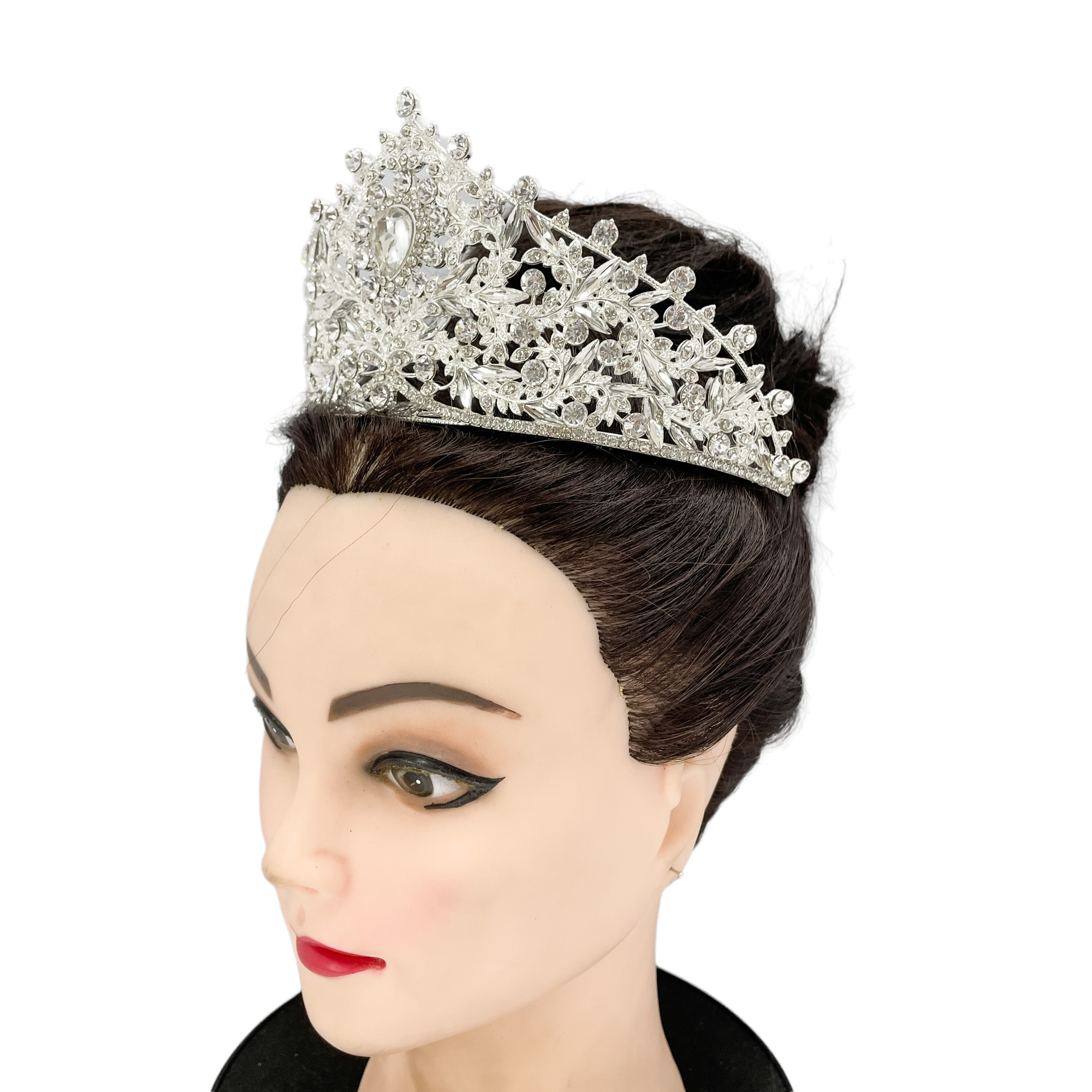 (พร้อมส่ง) เทียร่า 354 สีเงิน งานสวย ปราณีต QCเพชรทุกเม็ด สินค้าพร้อมส่งจากไทย