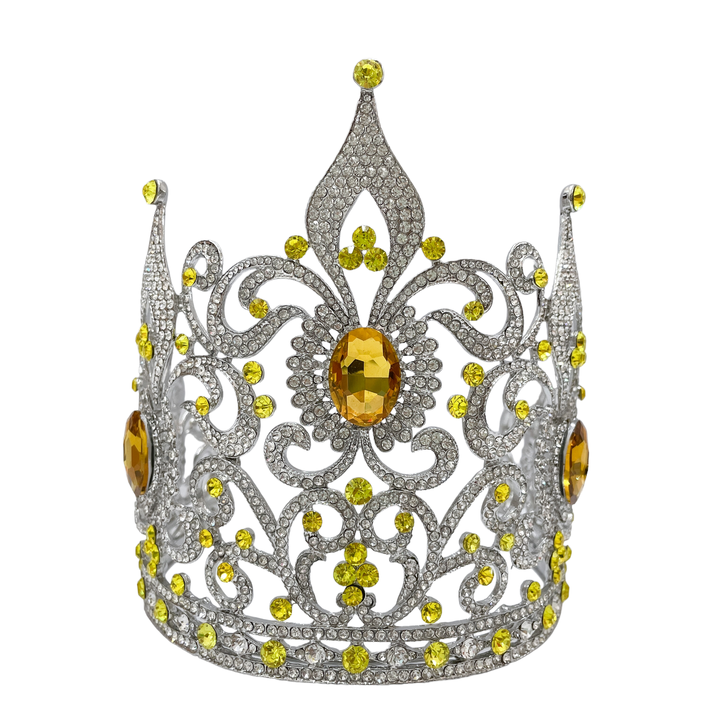 (พร้อมส่งจากไทย) มงกุฏ 102 สีเหลือง มงกุฎนางงาม มงกุฎเพชร มงกุฎประกวด สินค้าพร้อมส่ง ไม่ต้องรอนาน งานพรีเมี่ยม