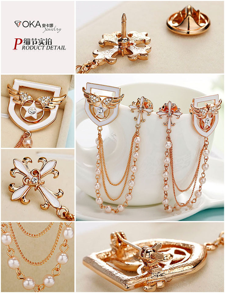 (พร้อมส่ง) เข็มกลัดเจ้าบ่าว 010