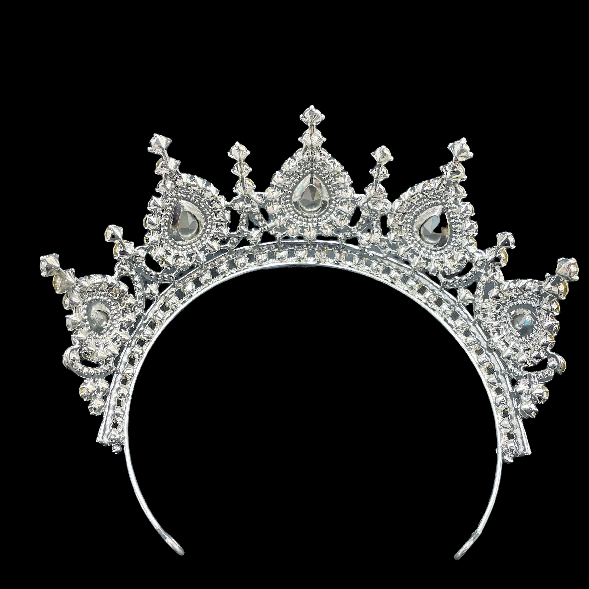 (พร้อมส่ง) เทียร่า 282 สีชมพู มงกุฎนางงาม มงกุฎเจ้าหญิง งานสวย ปราณีต QCเพชรทุกเม็ด สินค้าพร้อมส่งจากไทย