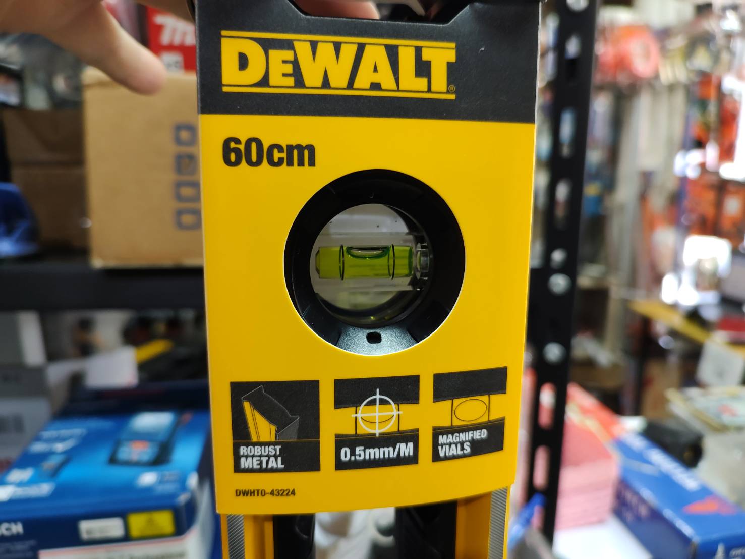 ระดับน้ำ box beam level ขนาด 60 ซม.DWHT0-43224 DEWALT