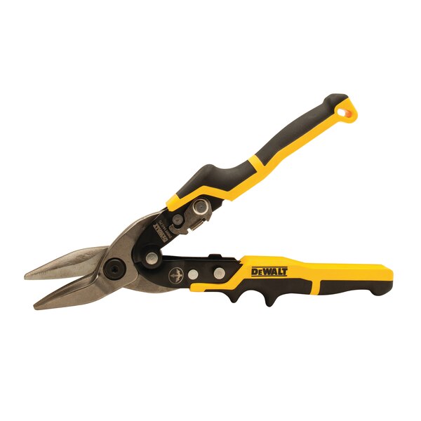 กรรไกรตัดสังกะสีปากตรง ERGO Aviation snip DWHT14675-0 DEWALT