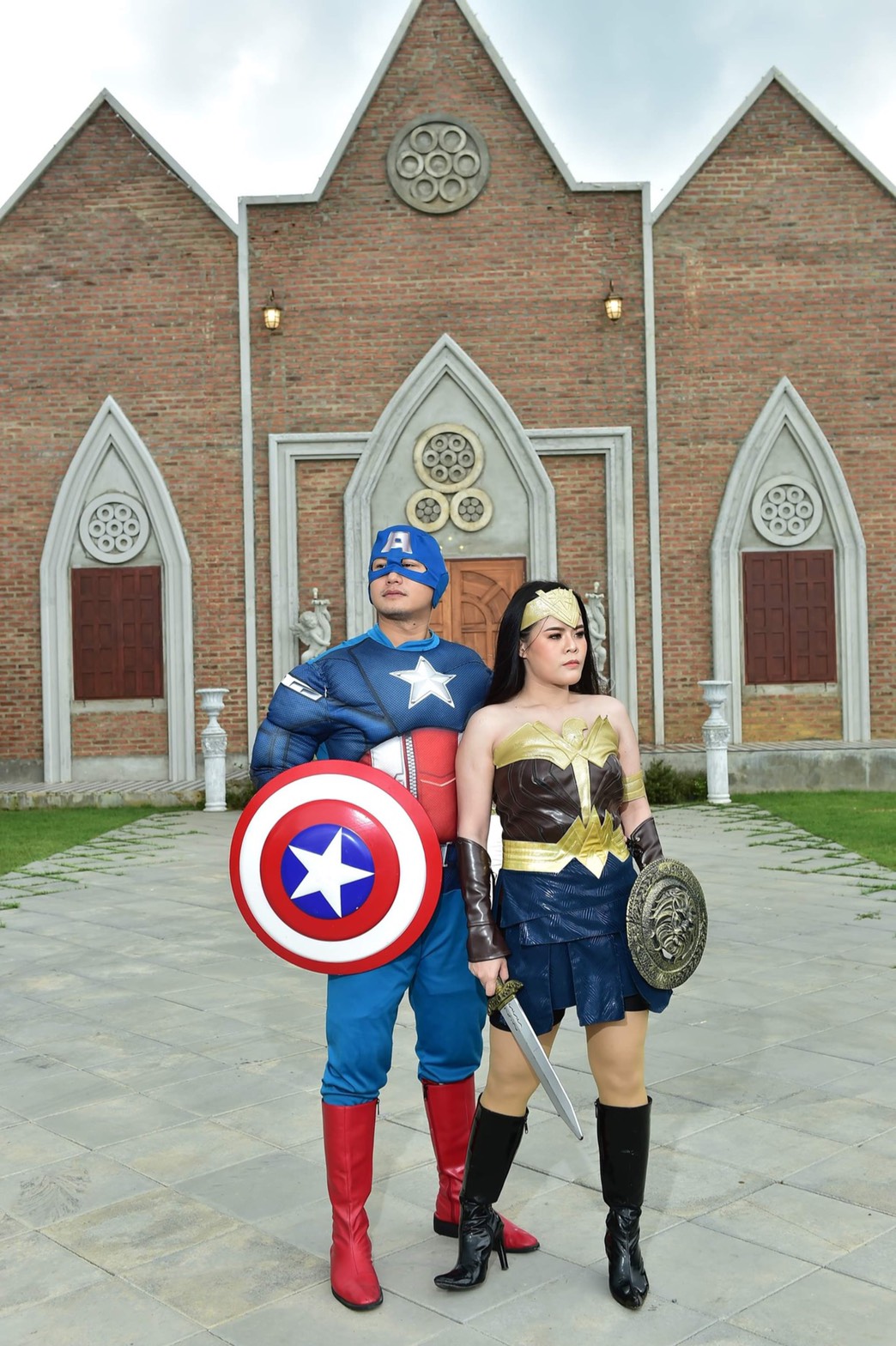 ชุดวันเดอร์วูแมน แบบชุดหนัง