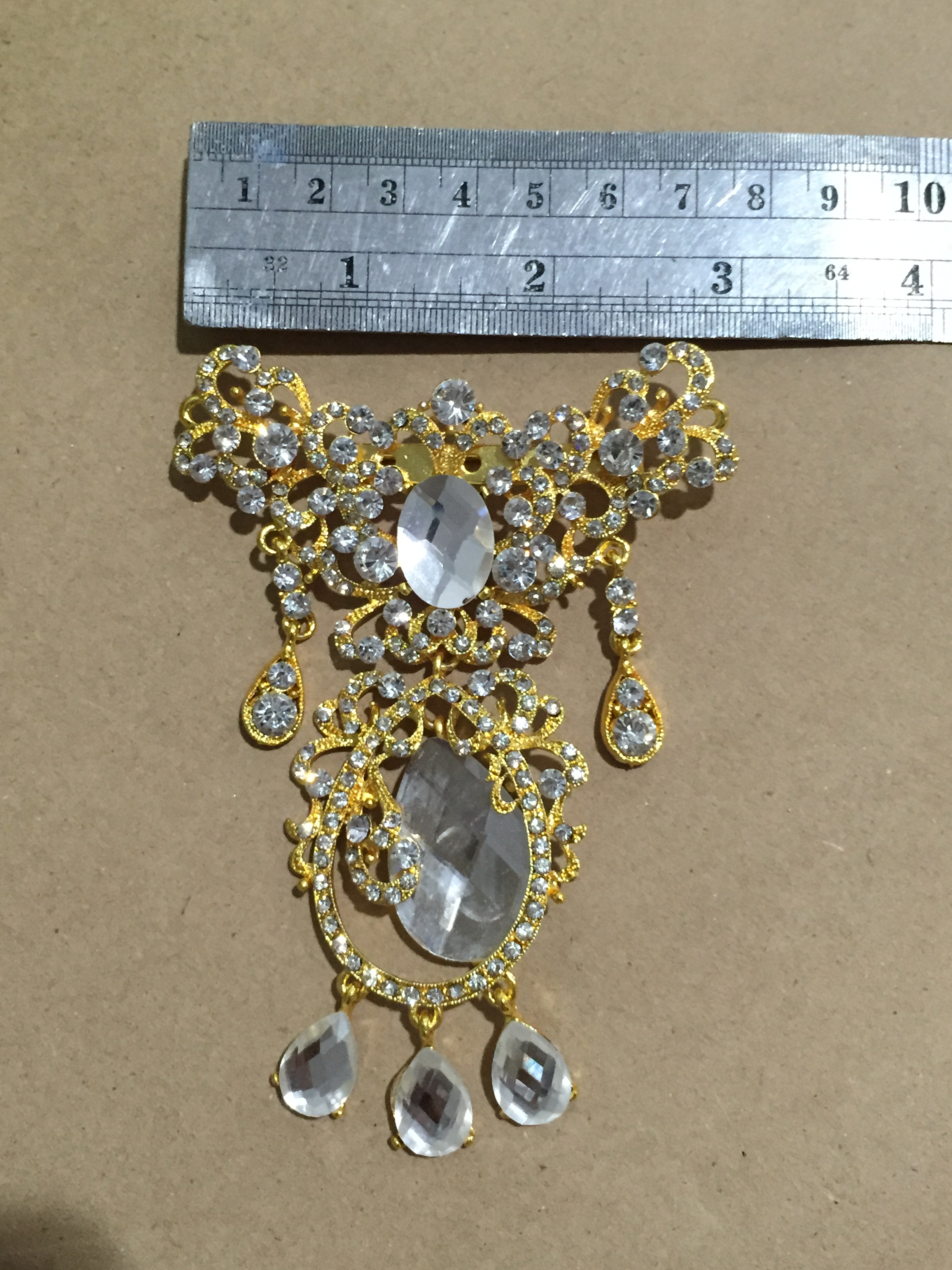 (พร้อมส่ง) เข็มกลัด 030-สีทอง