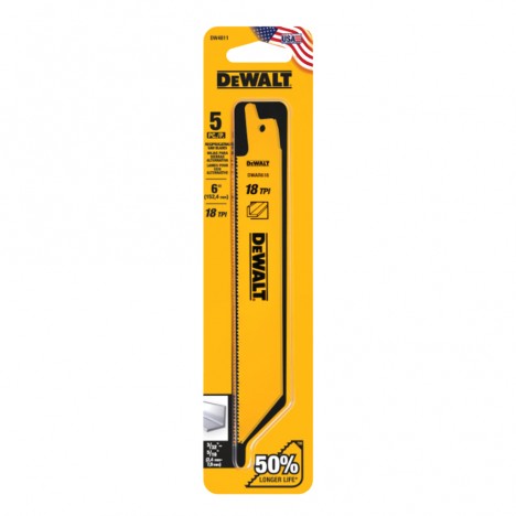 ใบเซเบอร์ DW4811 DEWALT (5ใบ/แพค)