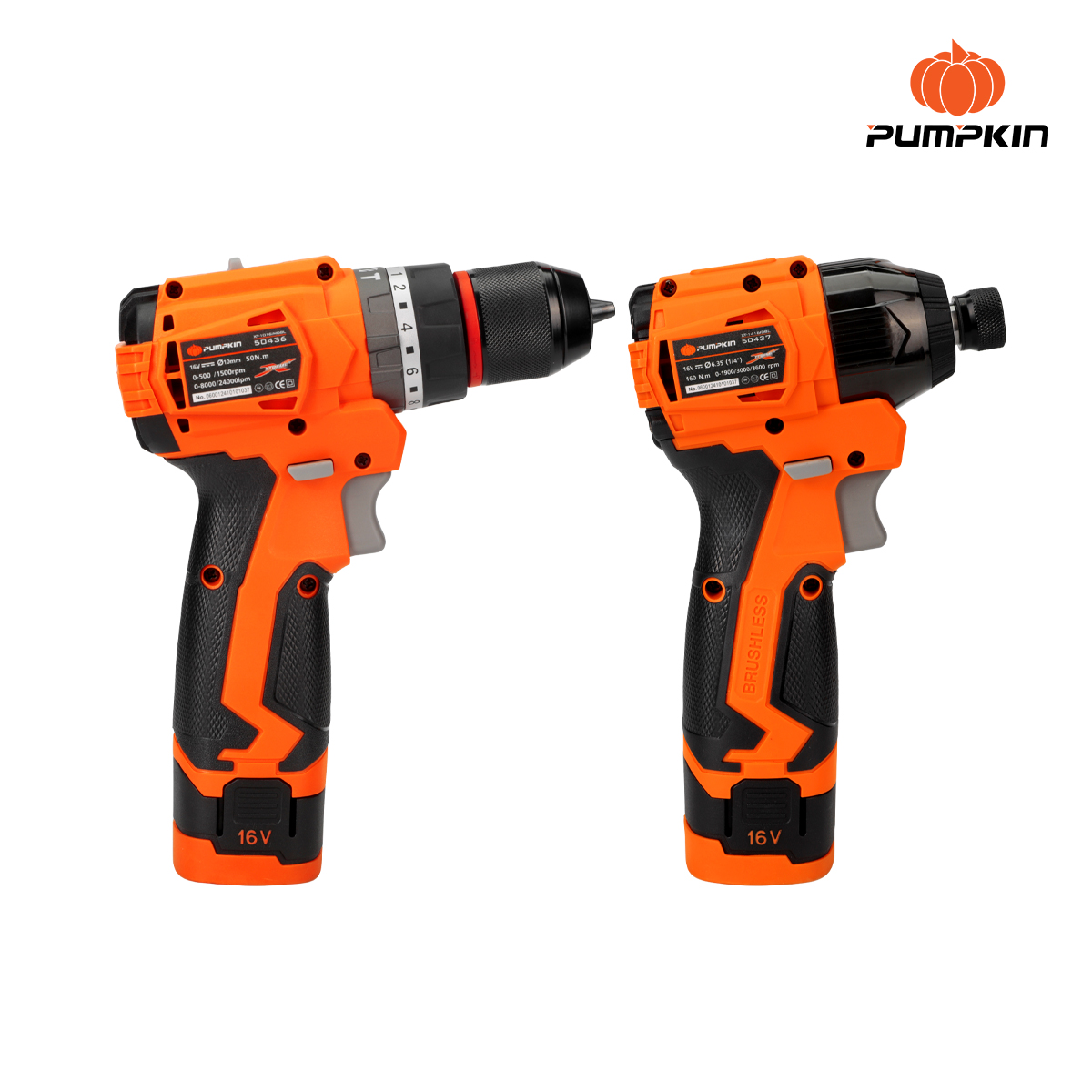 คอมโบ้ชุดสว่าน16V XT-16IMDID-202CK PUMPKIN 50438