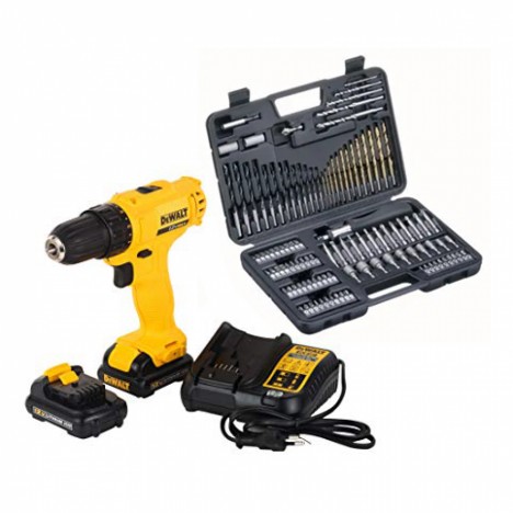 สว่านไร้สาย10.8V DCD700C2A +109ชิ้น DEWALT