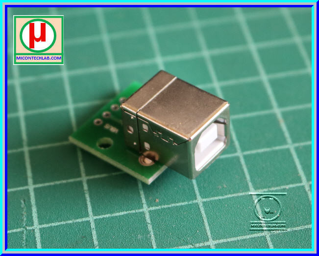 1x Female USB Type B Connector to DIP 4 Pins Adapter